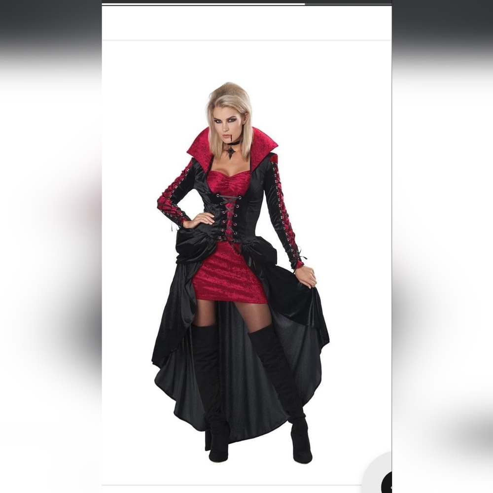 Women's Costume.            Blood Thirsty Vixen size Large Very Cute